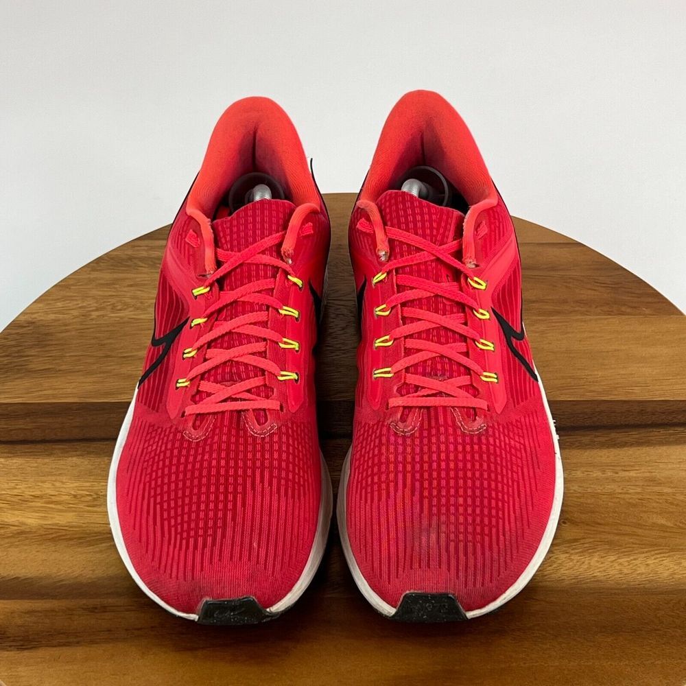 Mens Nike Air Zoom Pegasus 39 Red Athletic Running Sneakers‎ Shoes Size 12 M GUC - Picture 7 of 10
